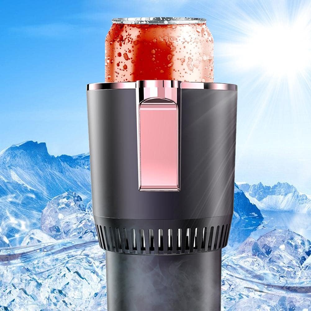 2-in-1 Smart Car Cup Mug Holder, Auto Car Cooling and Heating Cup Holder
