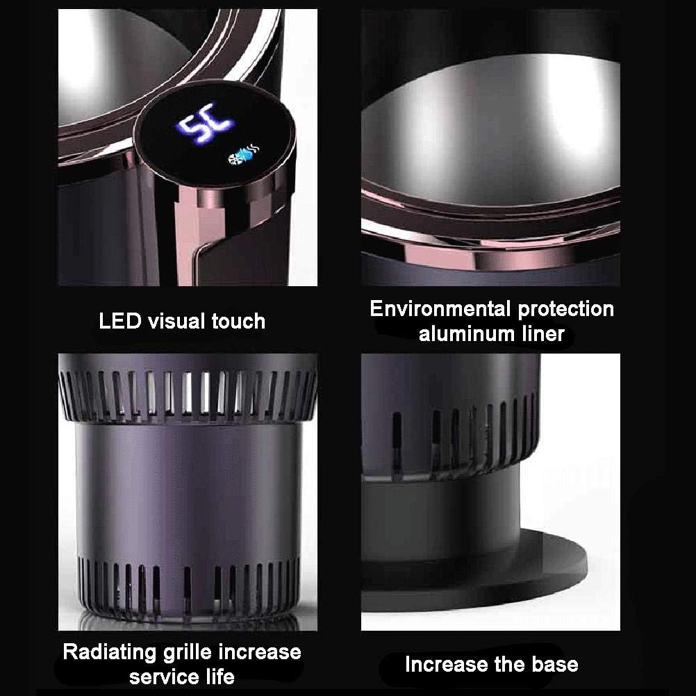 2-in-1 Smart Car Cup Mug Holder, Auto Car Cooling and Heating Cup Holder