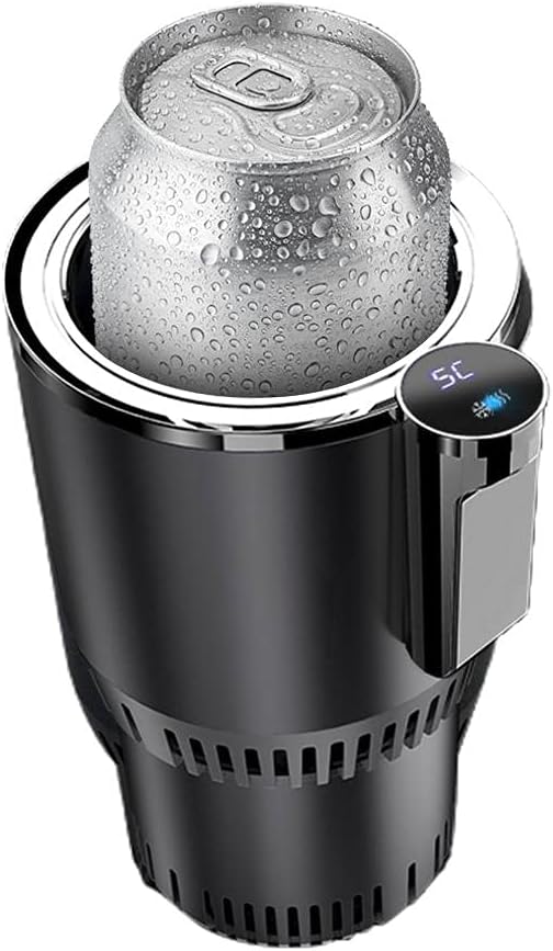 2-in-1 Smart Car Cup Mug Holder, Auto Car Cooling and Heating Cup Holder