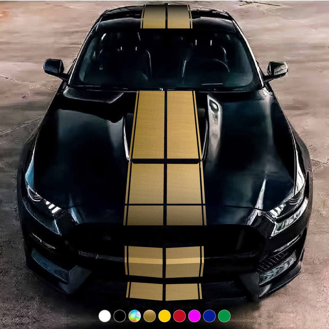 General 6-Pack Car Roof Decorative Hood Modification Decal